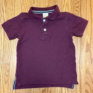 4/$20 GYMBOREE size 4 uniform burgundy maroon golf shirt polo